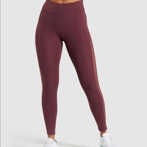 Gymshark Form Leggings - Red Berry